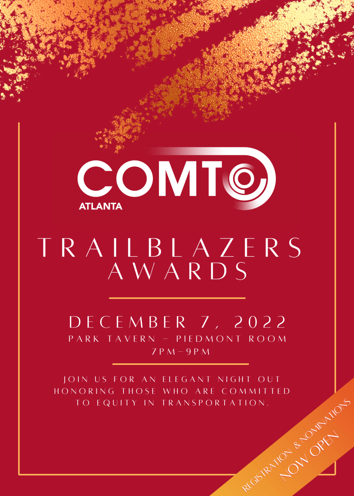Invitation for COMTO Atlanta Trailblazers Awards