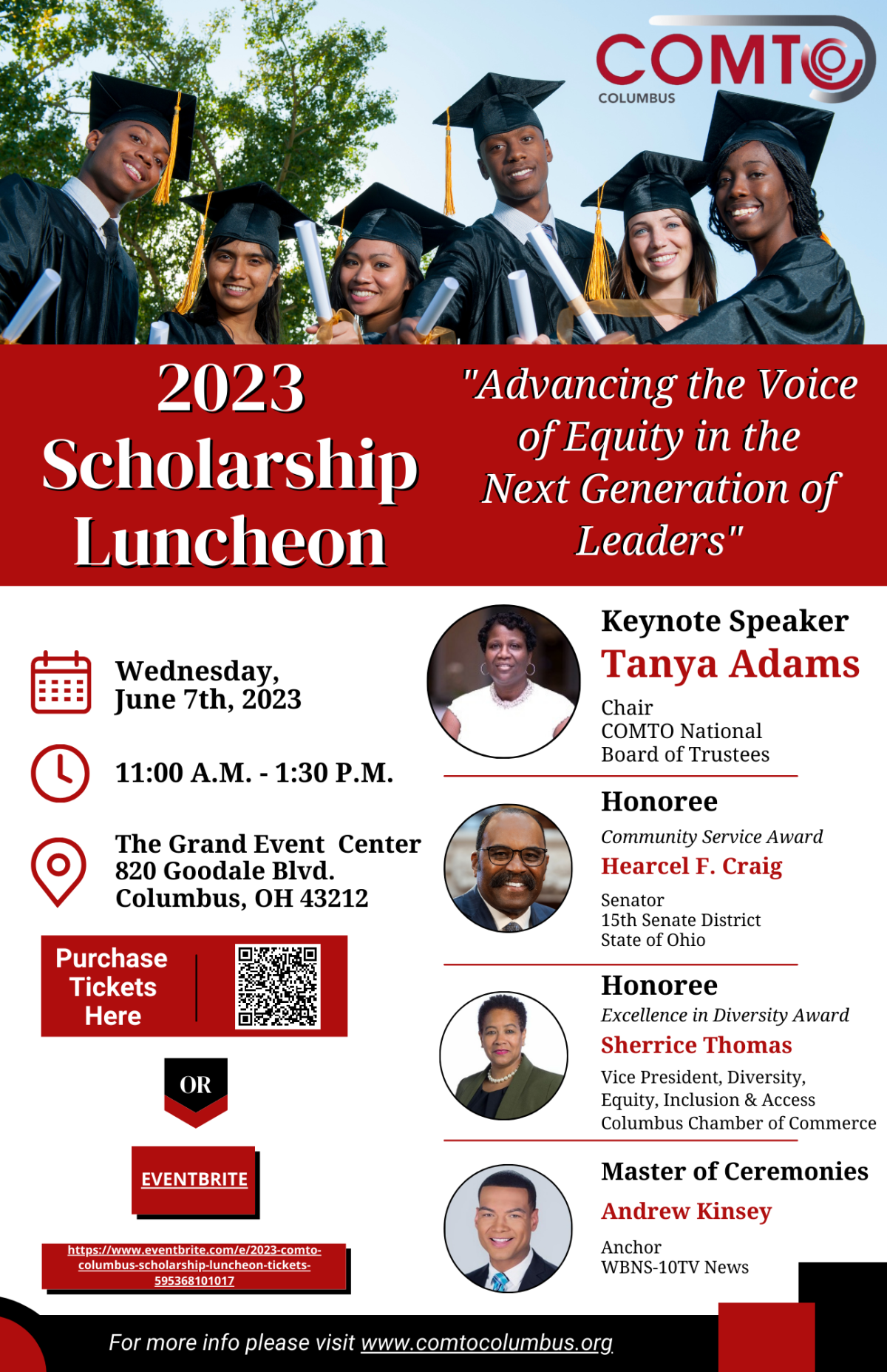 Scholarship Luncheon line-up