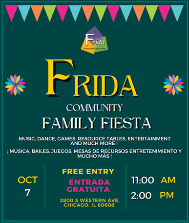 COMTO Chicago joins Frida Community Organization's Family Fiesta 10/7/23