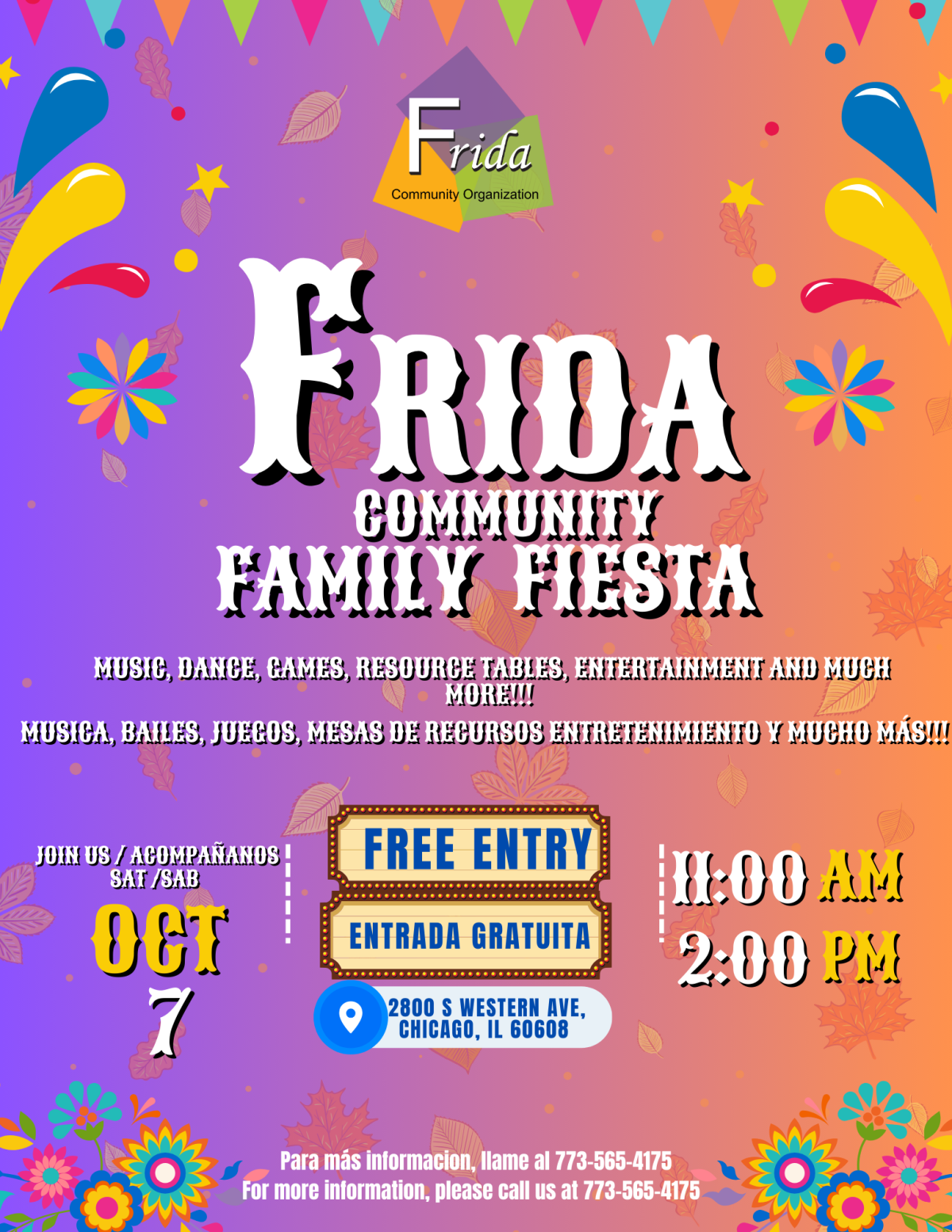 Celebrate Hispanic Heritage Month with COMTO Chicago & Frida at their Family Fiesta