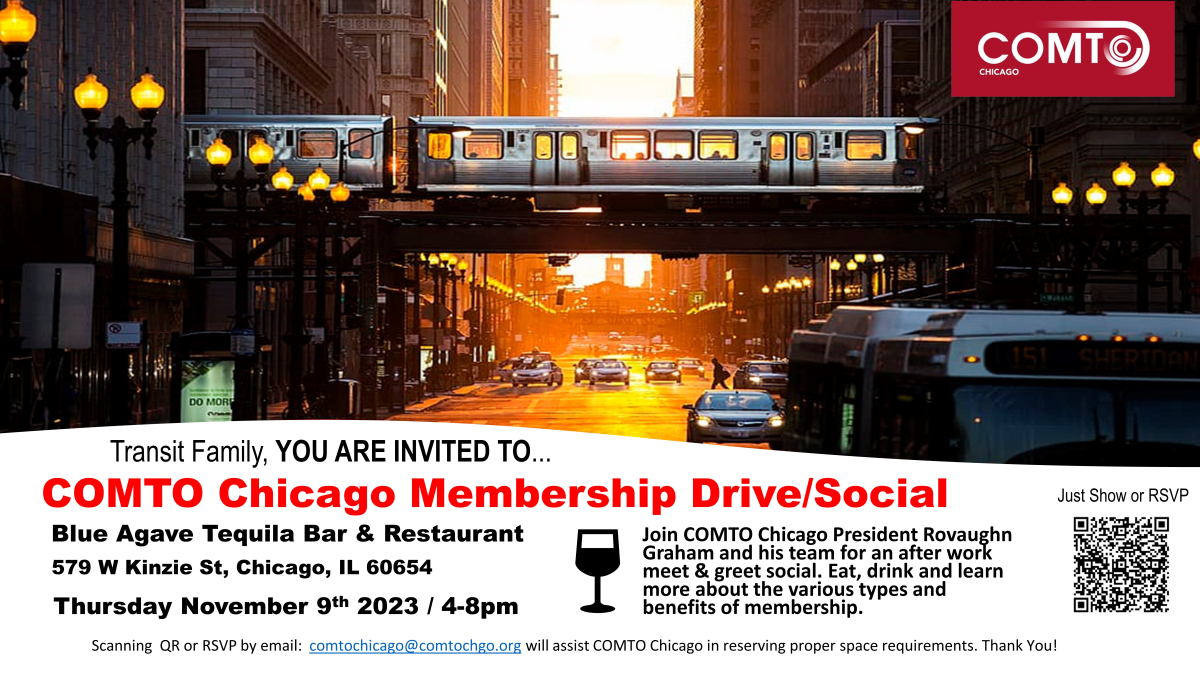 join the COMTO Chicago Team for our COMTO Week Membership Drive