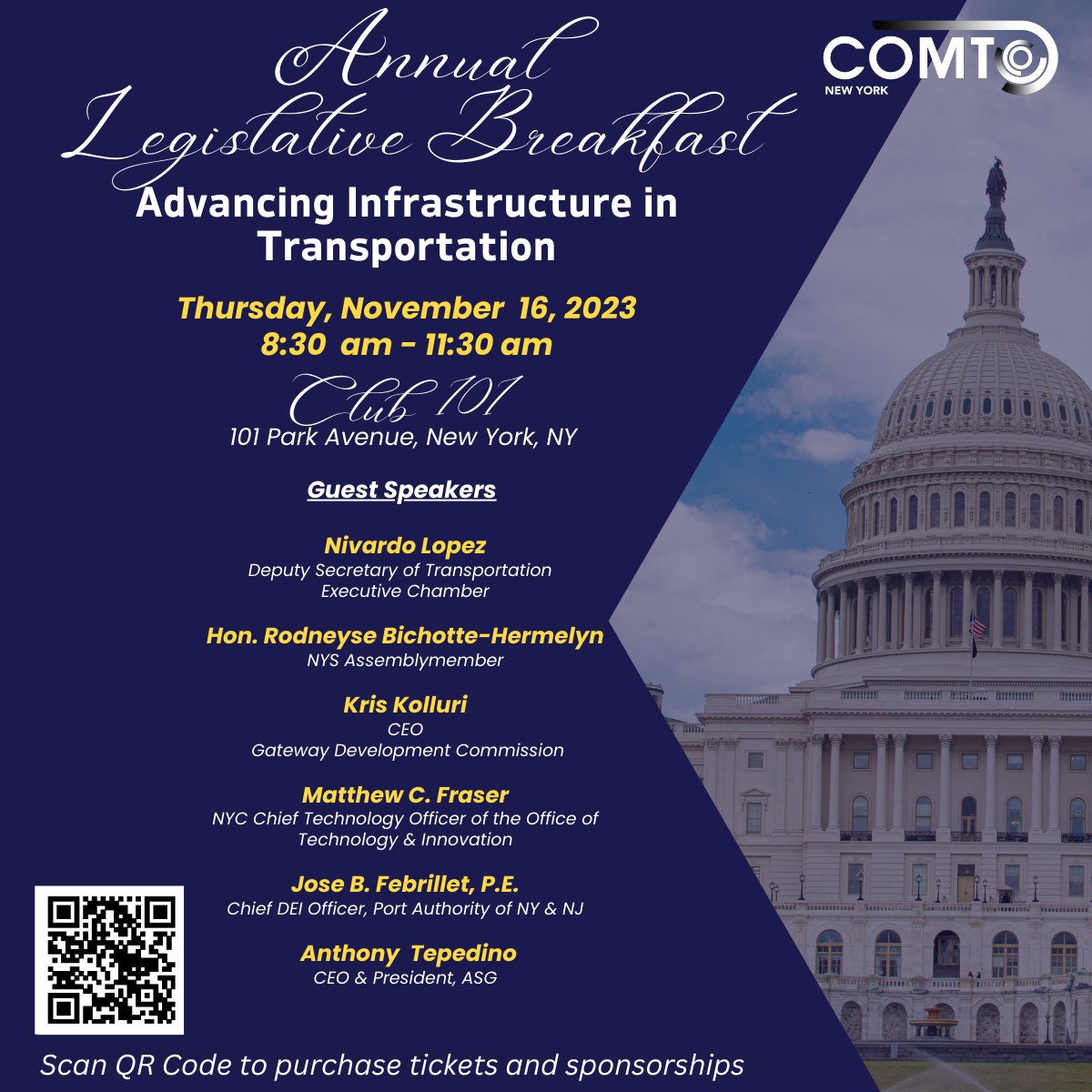 COMTO-NY Legislative Breakfast 2023