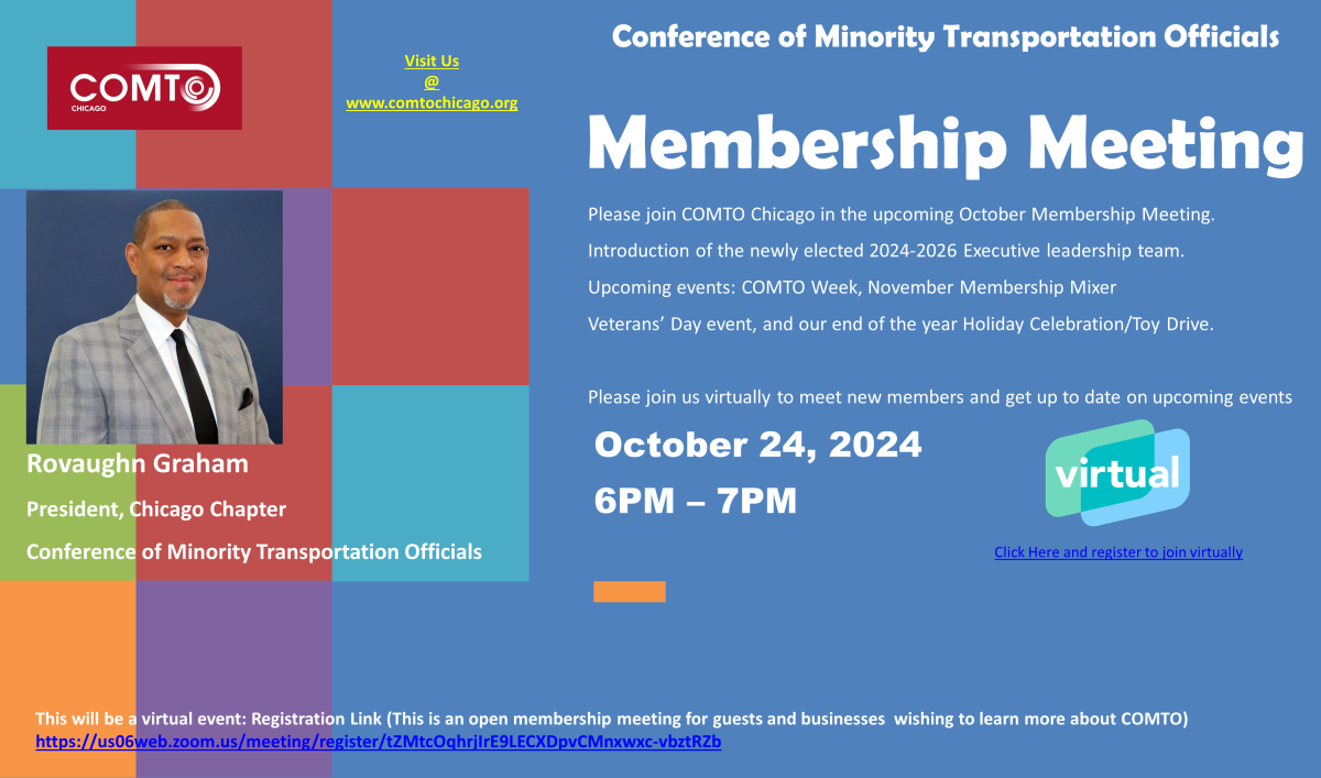 COMTO Chicago's October 2024 Membership Meeting