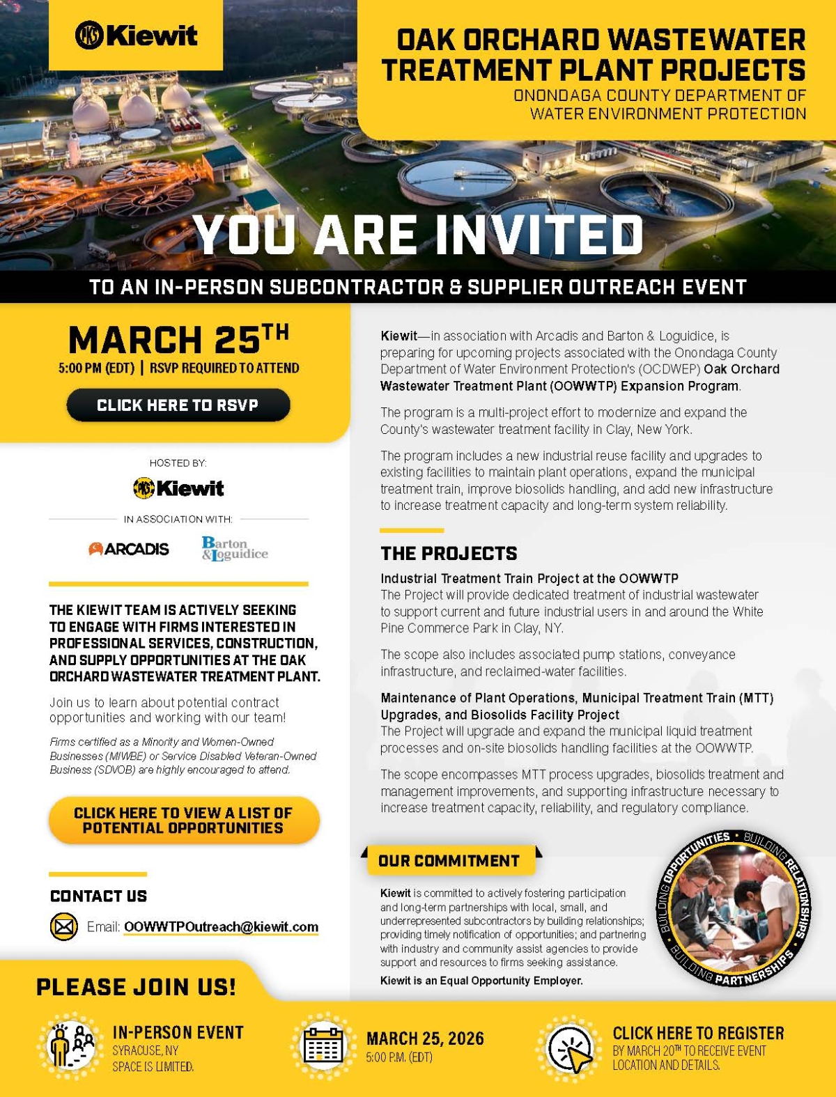 Kiewit MWBE SDVOB Outreach Event