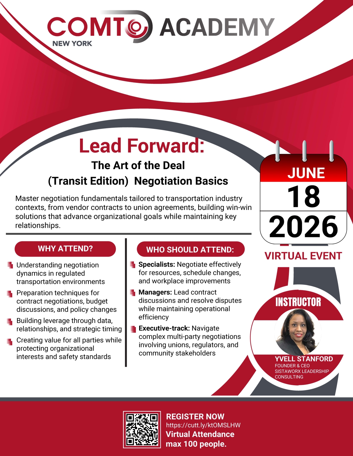 COMTONY Academy June 2026-new date