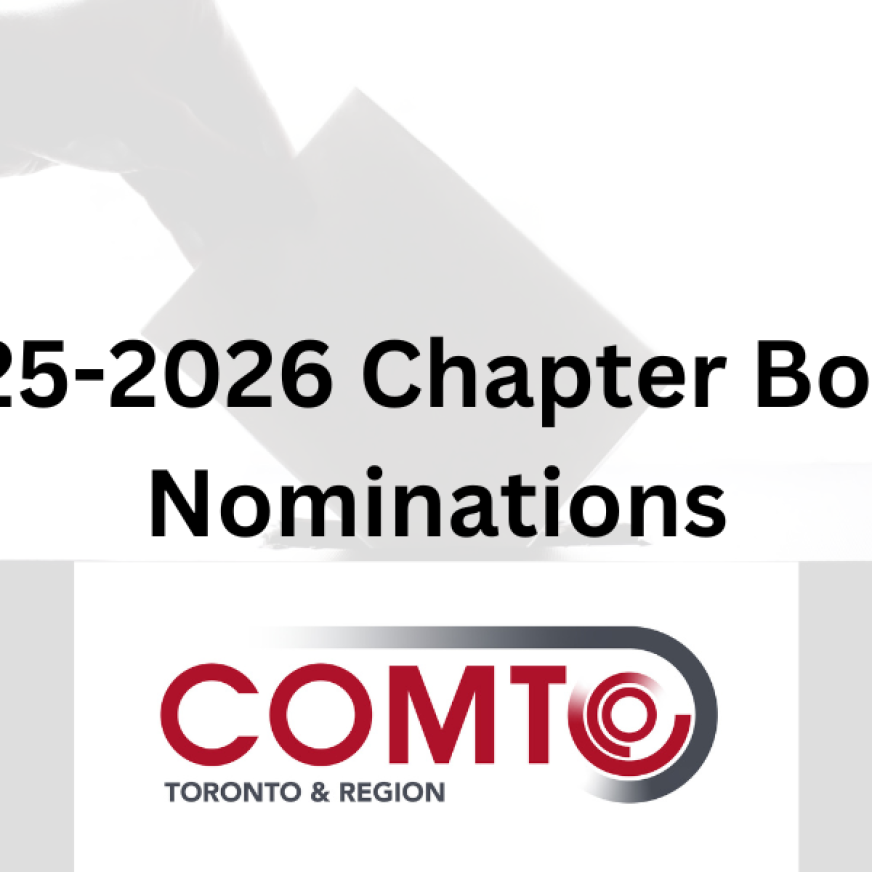 COMTO Toronto and Region Board Nominations