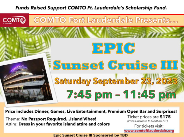 COMTO Ft. Lauderdale Sunset Cruise