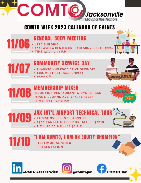 COMTO Jacksonville COMTO Week