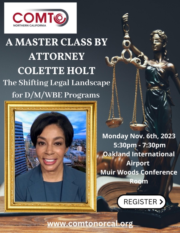 COMTO Northern California A Master Class MWDBE