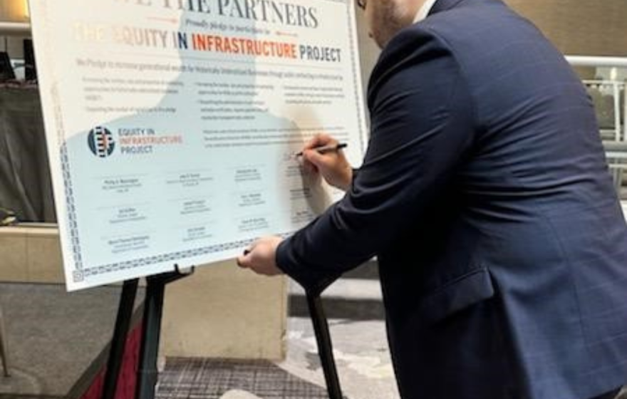 Garrett Eucalitto signs equity pledge