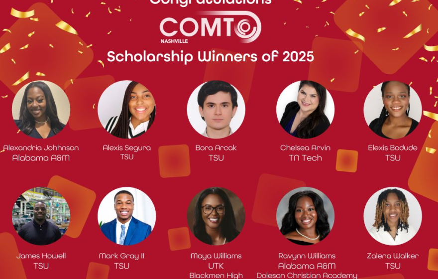 COMTO Nashville Scholarship Winners of 20025