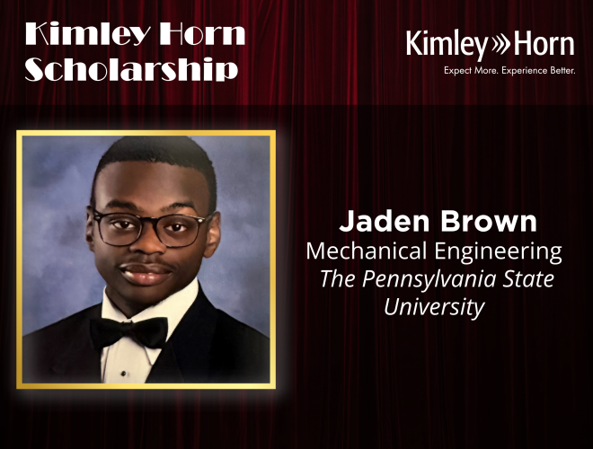 Kimley Horn Scholarship: Jaden Brown