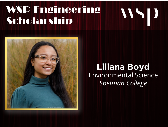 WSP Engineering Scholarship: Liliana Boyd