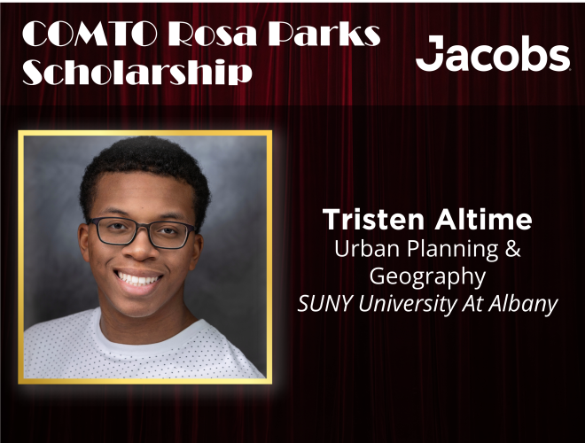 COMTO Rosa Parks Scholarship: Tristen Altime