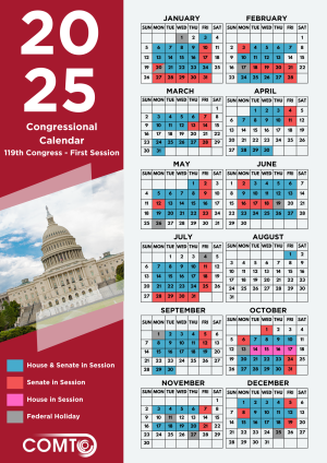 2025 Congressional Calendar